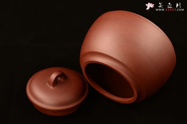 紫砂壶图片：虎蹲茶叶罐 - 宜兴紫砂壶网