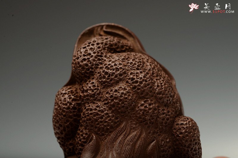 紫砂壶图片：紫泥荷叶生财 做工细致 养愈漂亮~ - 宜兴紫砂壶网