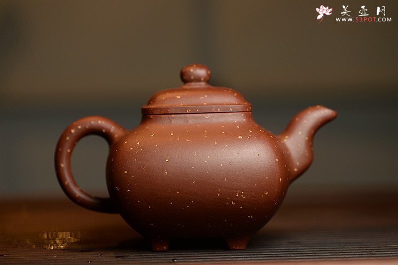 紫砂壶图片：醉美巧克力o(∩_∩)o  方圆之美 全手铺砂传炉 - 宜兴紫砂壶网