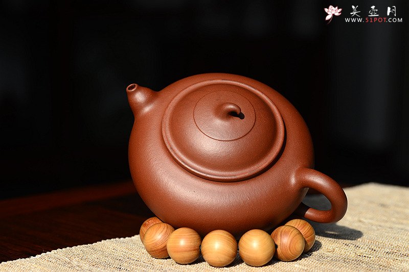 紫砂壶图片：张悦原创设计 全手福禄 敦厚可人极品底槽青~ 寓意吉祥 - 宜兴紫砂壶网