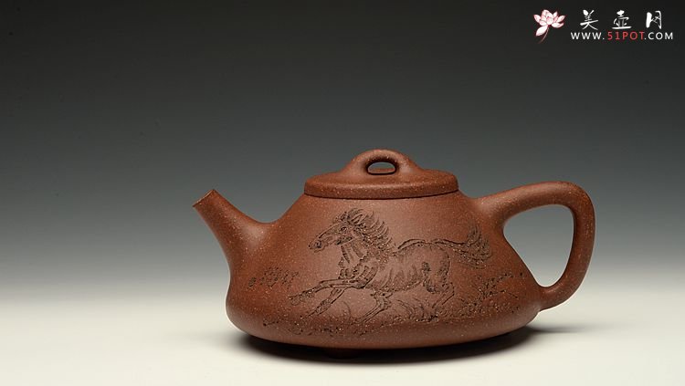 紫砂壶图片：周斌全手演绎 摹古子冶 不一样的风味~ 原矿鱼籽砂 - 宜兴紫砂壶网