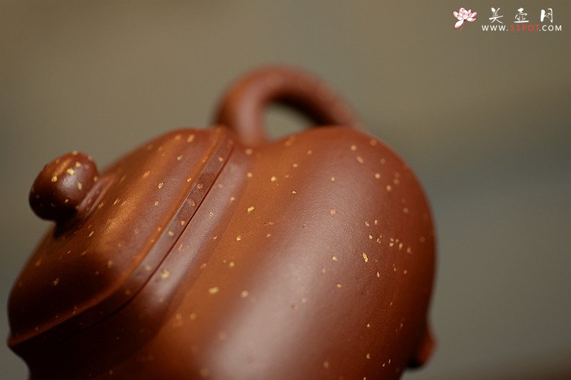 紫砂壶图片：醉美巧克力o(∩_∩)o  方圆之美 全手铺砂传炉 - 宜兴紫砂壶网