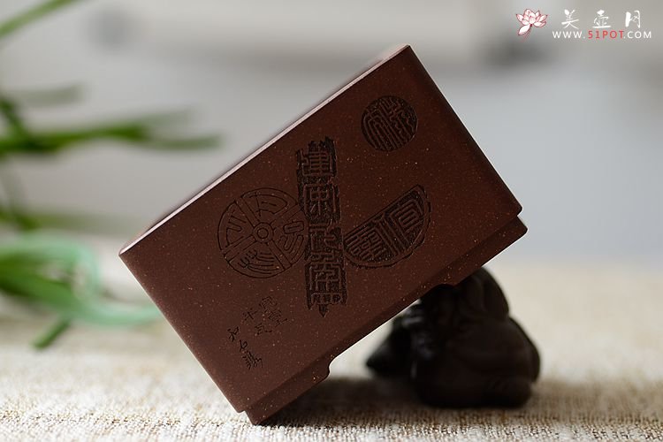 紫砂壶图片：清韵悠长 精工典范 小花盆 文房雅玩 国助和石装饰 - 宜兴紫砂壶网