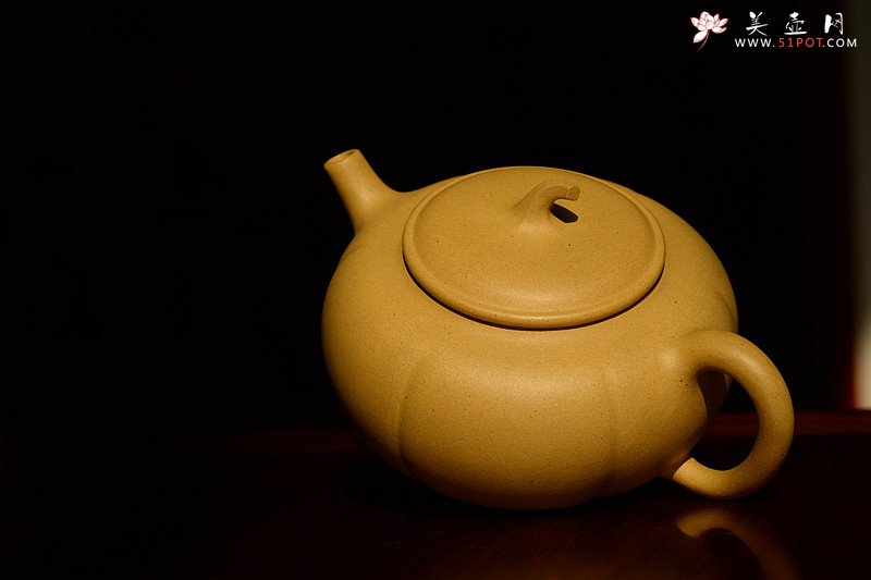 紫砂壶图片：潘小东 全手筋囊新品 金瓜  - 宜兴紫砂壶网