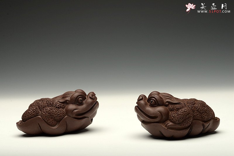 紫砂壶图片：紫泥荷叶生财 做工细致 养愈漂亮~ - 宜兴紫砂壶网