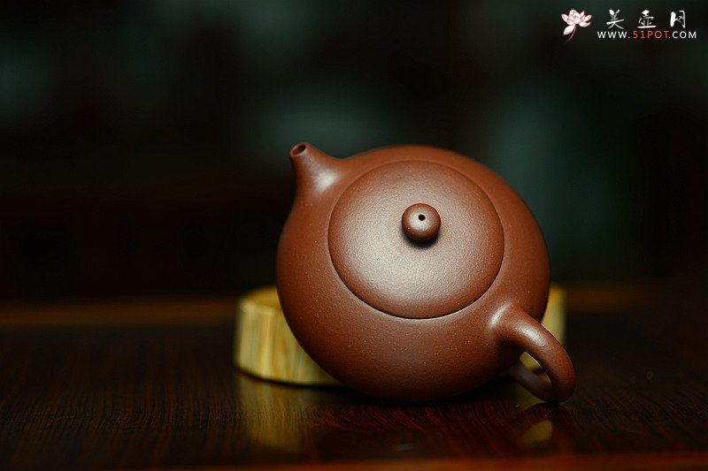 紫砂壶图片：为茶而生 陈腐极品底槽青 全手小福壶 - 宜兴紫砂壶网