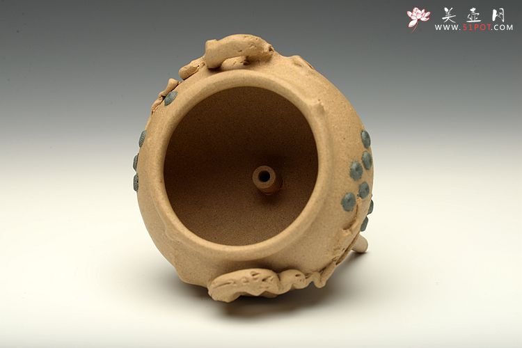 紫砂壶图片：全手松段香炉  文房雅玩 - 宜兴紫砂壶网