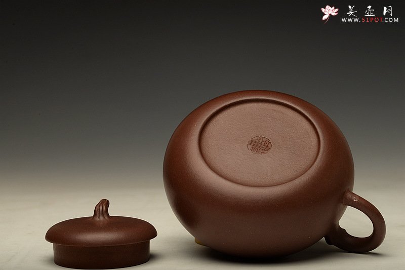 紫砂壶图片：潘丹初力作 简意花货 优美可人寓意吉祥 翠香 - 宜兴紫砂壶网