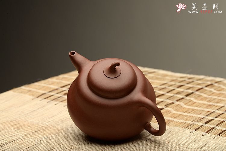 紫砂壶图片： 曼生十八式之全手一捺底葫芦 优质底槽青 经典代表作 - 宜兴紫砂壶网