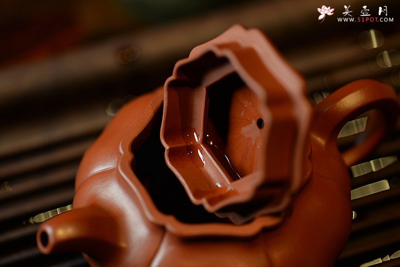 紫砂壶图片：酒虎甲午新作 难度极大  全手工朱泥葵仿古 - 宜兴紫砂壶网