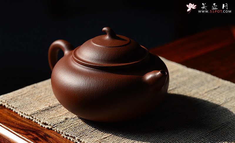 紫砂壶图片：张悦原创设计 全手福禄 敦厚可人极品底槽青~ 寓意吉祥 - 宜兴紫砂壶网