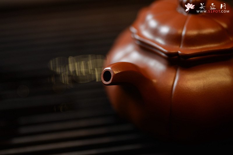 紫砂壶图片：酒虎甲午新作 难度极大  全手工朱泥葵仿古 - 宜兴紫砂壶网