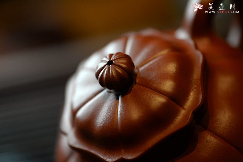 紫砂壶图片：酒虎甲午新作 难度极大  全手工朱泥葵仿古 - 宜兴紫砂壶网