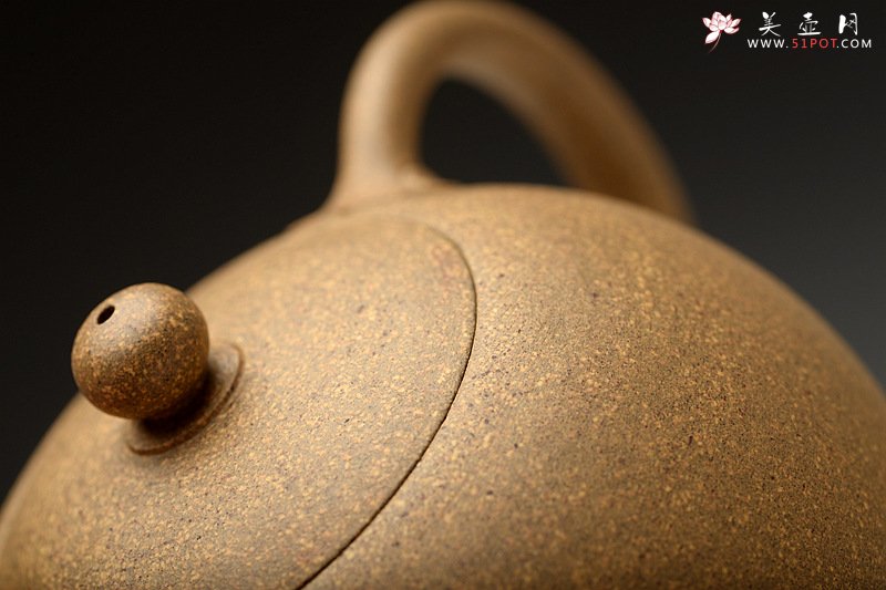 紫砂壶图片：深情连连 敦厚可人 优质段泥 全手嵌盖如意西施   - 宜兴紫砂壶网