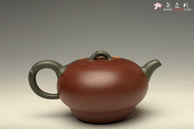 紫砂壶图片：当今实力派黄云云作品  迎春花 - 宜兴紫砂壶网