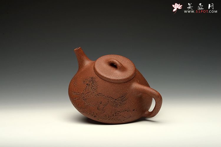 紫砂壶图片：周斌全手演绎 摹古子冶 不一样的风味~ 原矿鱼籽砂 - 宜兴紫砂壶网