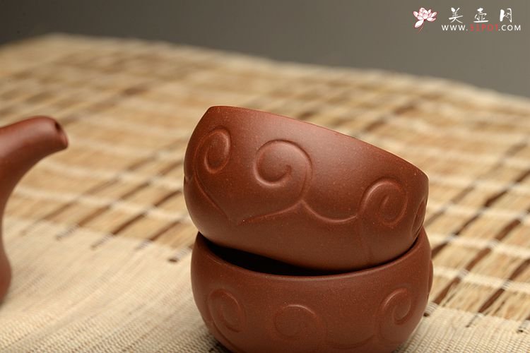 紫砂壶图片：美壶特惠 优质青水泥   如意套壶 - 宜兴紫砂壶网