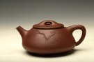 紫砂壶图片：全手满瓢 陆轶舟装饰通转梅花 劲道小霸王o(∩_∩)o  - 宜兴紫砂壶网