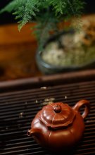 紫砂壶图片：酒虎甲午新作 难度极大  全手工朱泥葵仿古 - 宜兴紫砂壶网