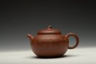 紫砂壶图片：薄胎雅品 天地小如瓜好事唯茗茶 全手一捺底玉瓜 优质降坡泥 - 宜兴紫砂壶网