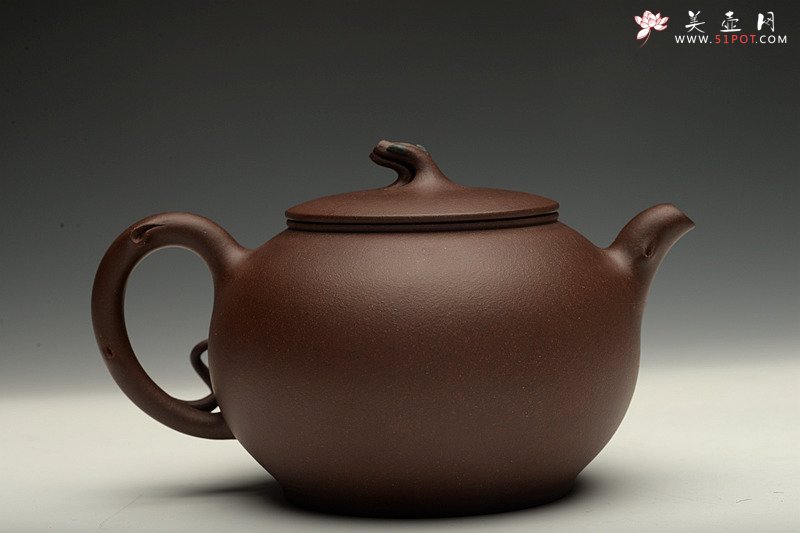 紫砂壶图片：进步之作 敦厚可人 简意花器 全手工双色惜春一对 - 宜兴紫砂壶网