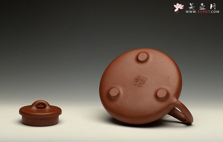 紫砂壶图片：张听刚装饰 原矿老紫泥 全手大子冶石瓢 精工 - 宜兴紫砂壶网