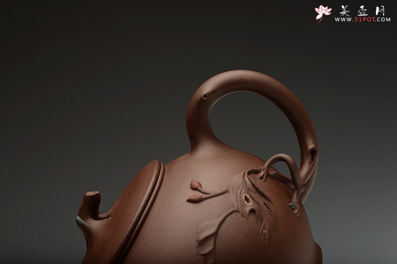 紫砂壶图片：进步之作 敦厚可人 简意花器 全手工双色惜春一对 - 宜兴紫砂壶网