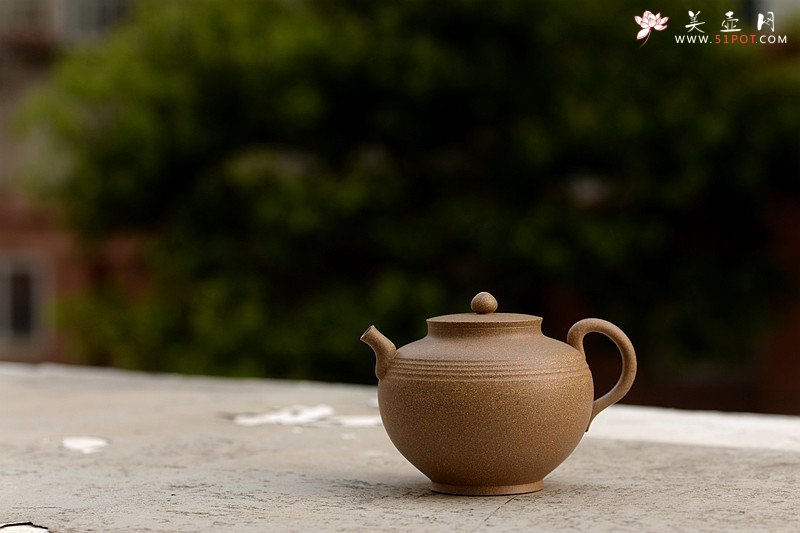 紫砂壶图片：独特韵味 古色古香 于洪霞新作 全手汉韵 饱满俊雅 - 宜兴紫砂壶网