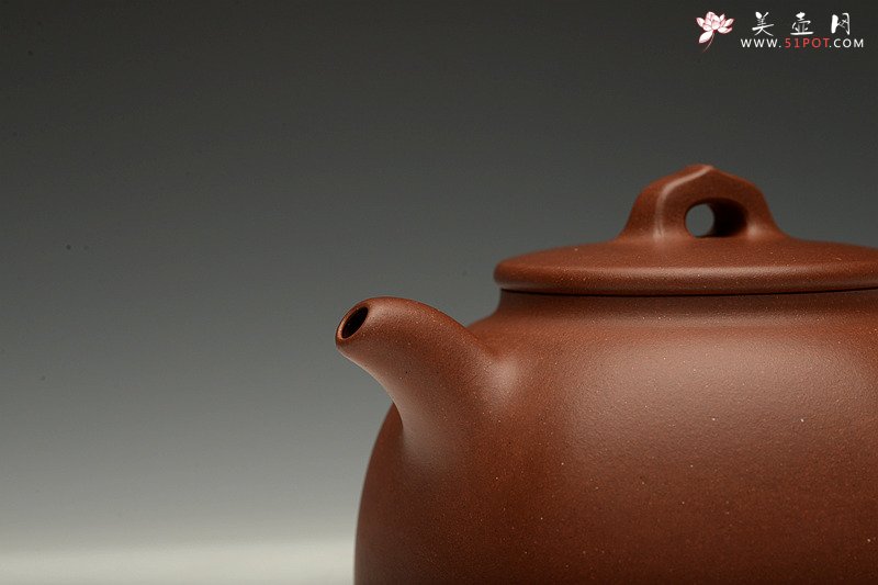 紫砂壶图片：做工精致 寓方于圆  全手六方井栏 - 宜兴紫砂壶网