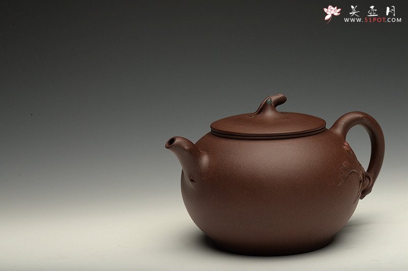 紫砂壶图片：进步之作 敦厚可人 简意花器 全手工双色惜春一对 - 宜兴紫砂壶网