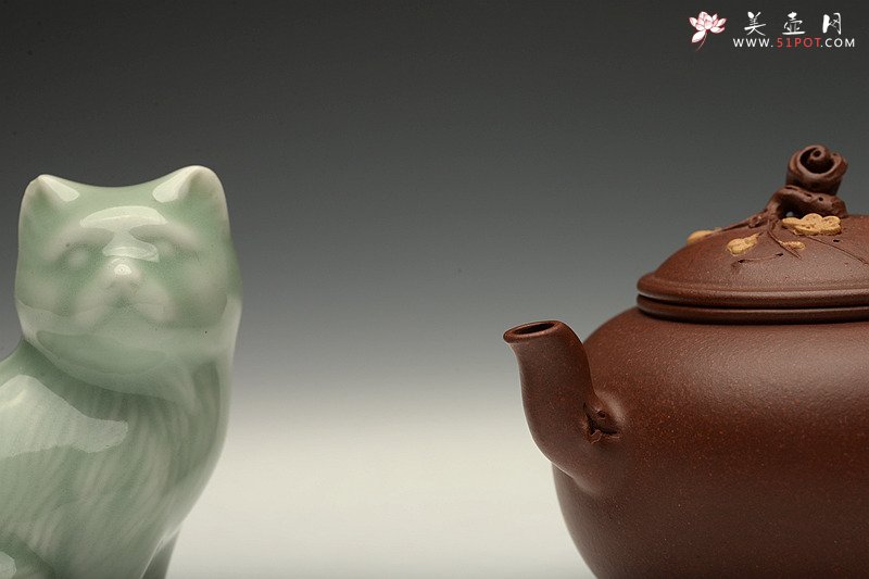 紫砂壶图片：潘丹初最新全手作品 精品小花货 迎春 秀雅小巧 - 宜兴紫砂壶网