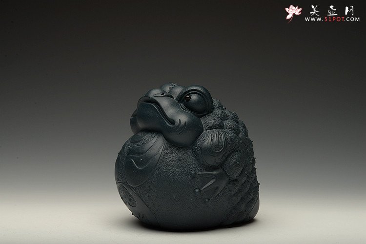 紫砂壶图片： 金蟾 栩栩如生  和气生财 - 宜兴紫砂壶网