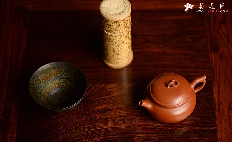 紫砂壶图片：功夫茶之朱泥小壶 灵秀之作  筑云 - 宜兴紫砂壶网