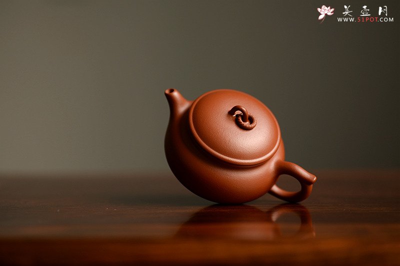 紫砂壶图片：功夫茶之朱泥小壶 灵秀之作  筑云 - 宜兴紫砂壶网