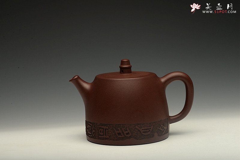 紫砂壶图片：经典作品 精品多细品 全手汉铎 张听刚啄砂装饰 - 宜兴紫砂壶网