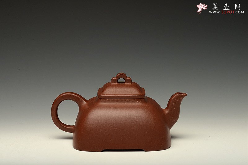 紫砂壶图片：全手工拍打成型 难度极高 孤棱 精工代表作 - 宜兴紫砂壶网