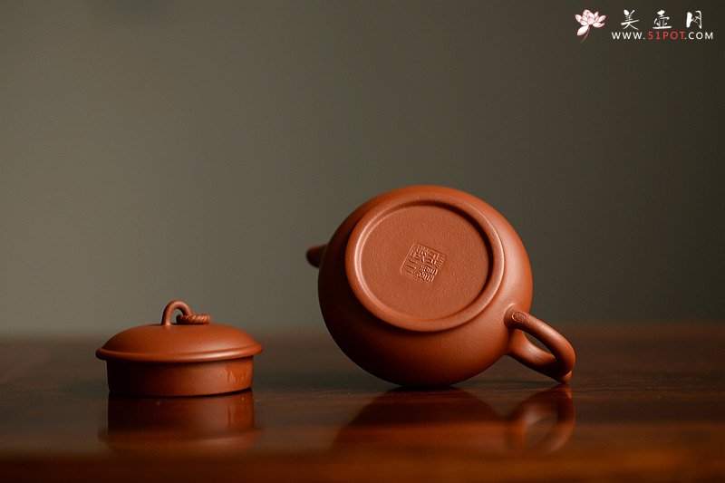 紫砂壶图片：功夫茶之朱泥小壶 灵秀之作  筑云 - 宜兴紫砂壶网