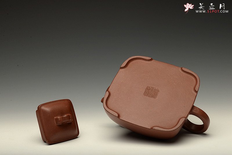 紫砂壶图片：全手工拍打成型 难度极高 孤棱 精工代表作 - 宜兴紫砂壶网