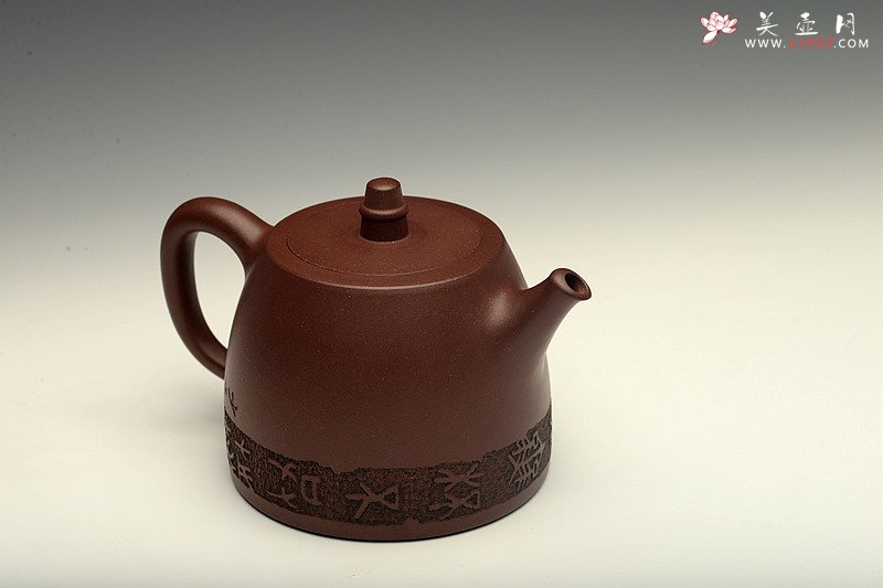 紫砂壶图片：经典作品 精品多细品 全手汉铎 张听刚啄砂装饰 - 宜兴紫砂壶网