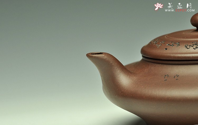 紫砂壶图片：虚扁 - 宜兴紫砂壶网