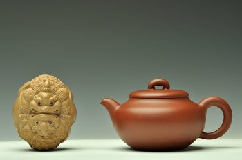 紫砂壶图片：创意连连o(∩_∩)o  精致可人  称心如意 - 宜兴紫砂壶网