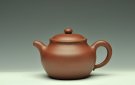 紫砂壶图片：敦厚耐品  古朴典雅  全手莲子 - 宜兴紫砂壶网