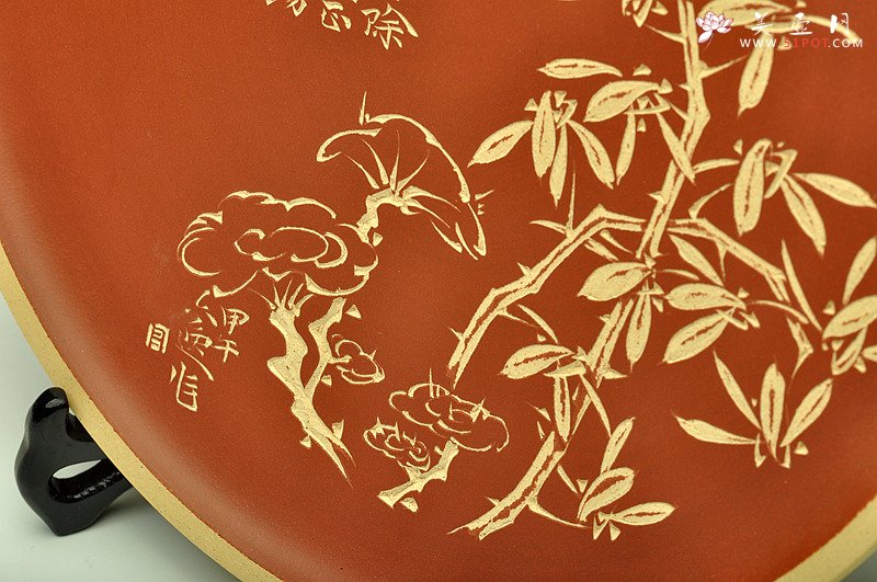 紫砂壶图片：陆轶舟部分挂盘作品欣赏 ~ - 宜兴紫砂壶网