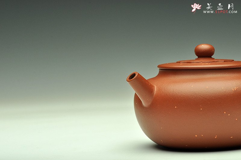 紫砂壶图片：温文尔雅 素雅精致  全手铺砂明华 - 宜兴紫砂壶网