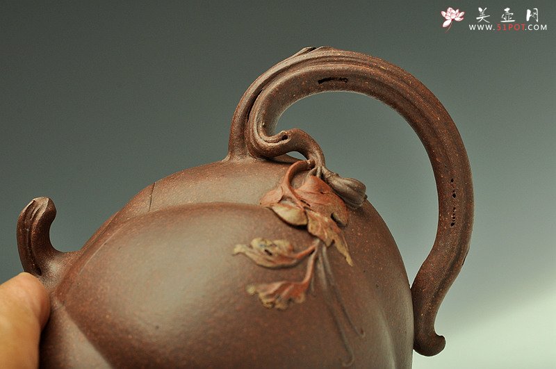 紫砂壶图片：吴震经典作品 南瓜 欣赏 - 宜兴紫砂壶网