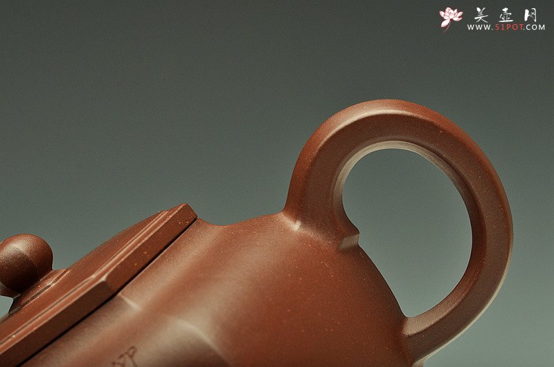 紫砂壶图片：强强联合 陈宏林精心装饰 飘逸灵动 全手大逸公六方 - 宜兴紫砂壶网