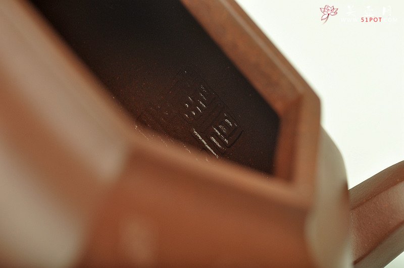 紫砂壶图片：强强联合 陈宏林精心装饰 飘逸灵动 全手大逸公六方 - 宜兴紫砂壶网