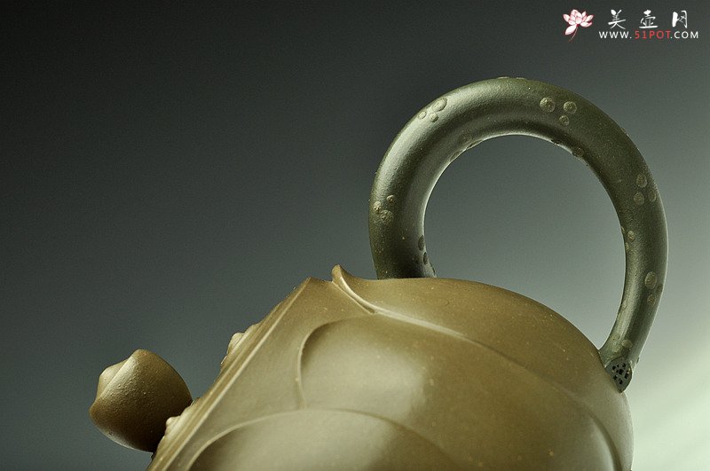 紫砂壶图片：原创作品孙伟强张新亚合作 灵秀之作 大气清美 宝莲 - 宜兴紫砂壶网