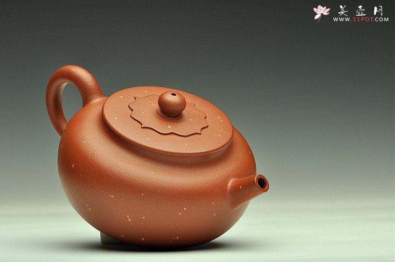 紫砂壶图片：温文尔雅 素雅精致  全手铺砂明华 - 宜兴紫砂壶网