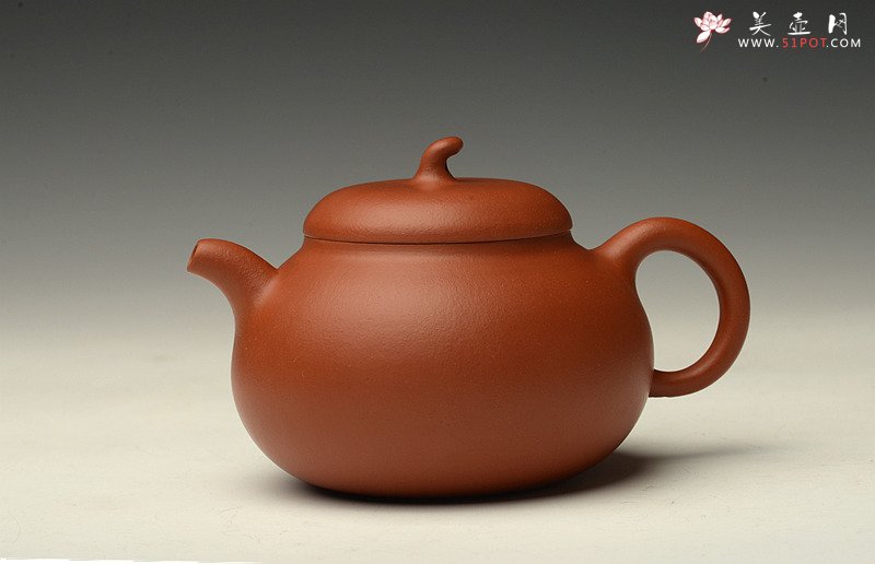 紫砂壶图片：娇艳迷人 饱满可人 ~ 全手朱泥茄段 - 宜兴紫砂壶网